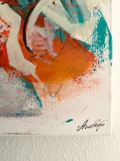 Human Nature Contemporary Art Original Painting, Ready to Hang
