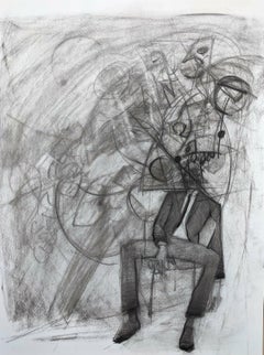 Middle Children of History Contemporary art Original Painting Ready to Hang