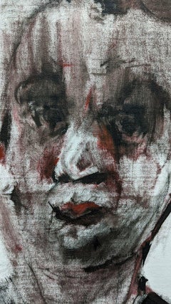 Self Portrait Contemporary art Original Painting Ready to Hang