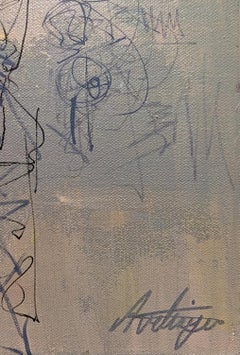 The Happy Wanderer Art contemporain Peinture originale prête à être accrochée