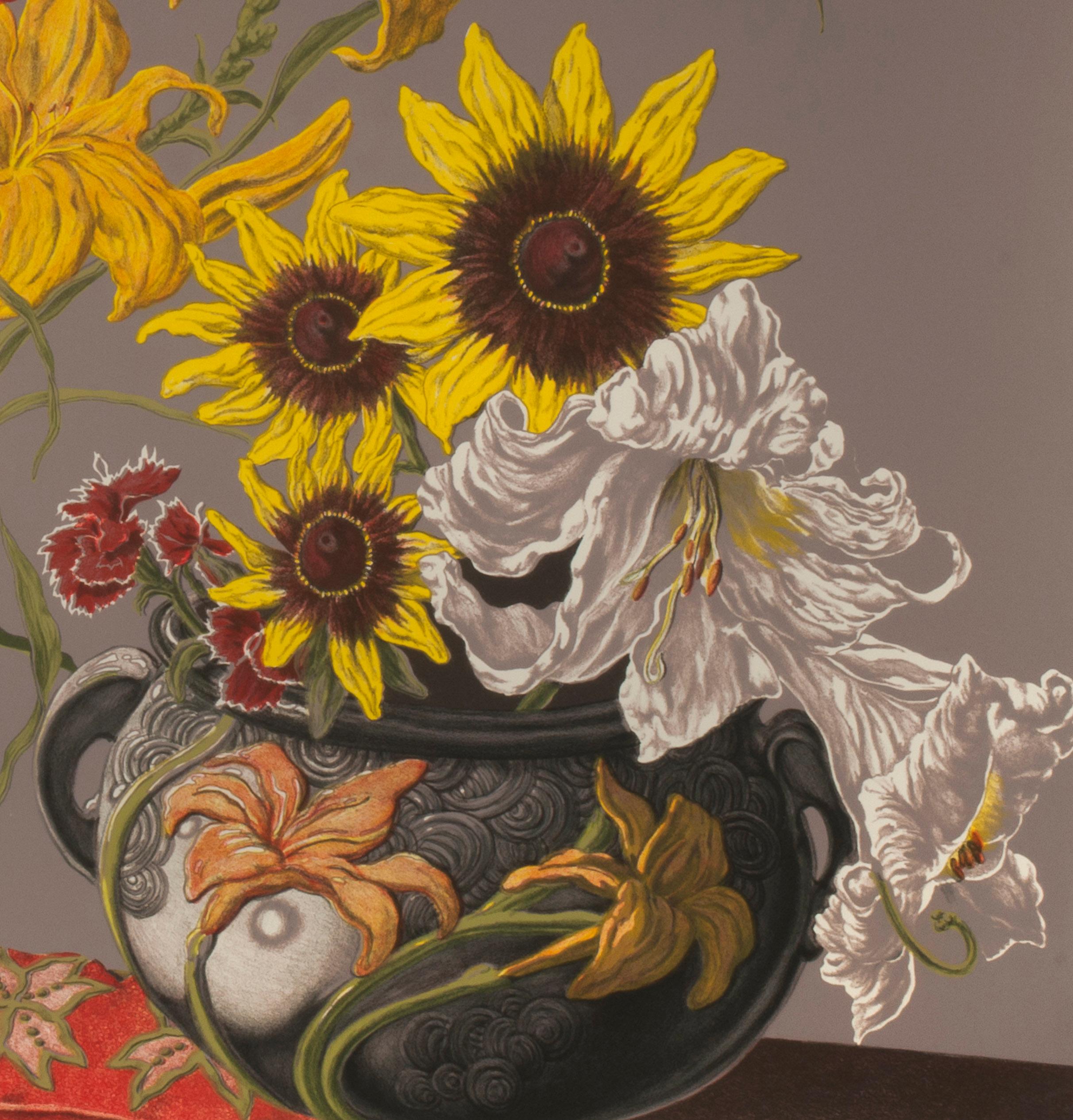 Brotes - Print Contemporáneo de Jack Beal