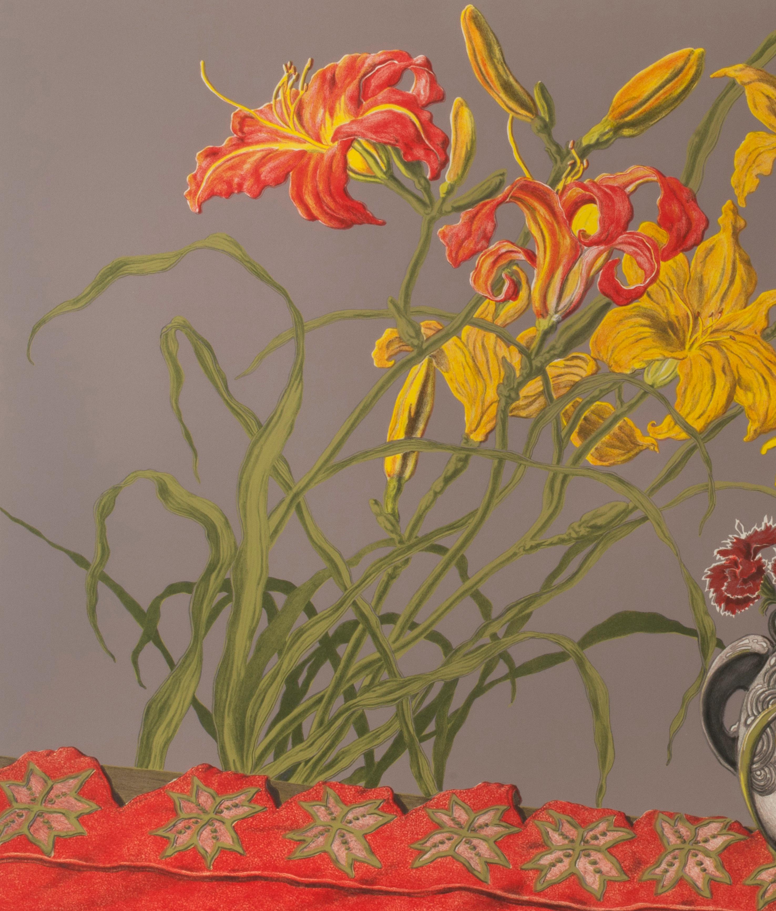 Brotes - Still-Life Print Marrón de Jack Beal