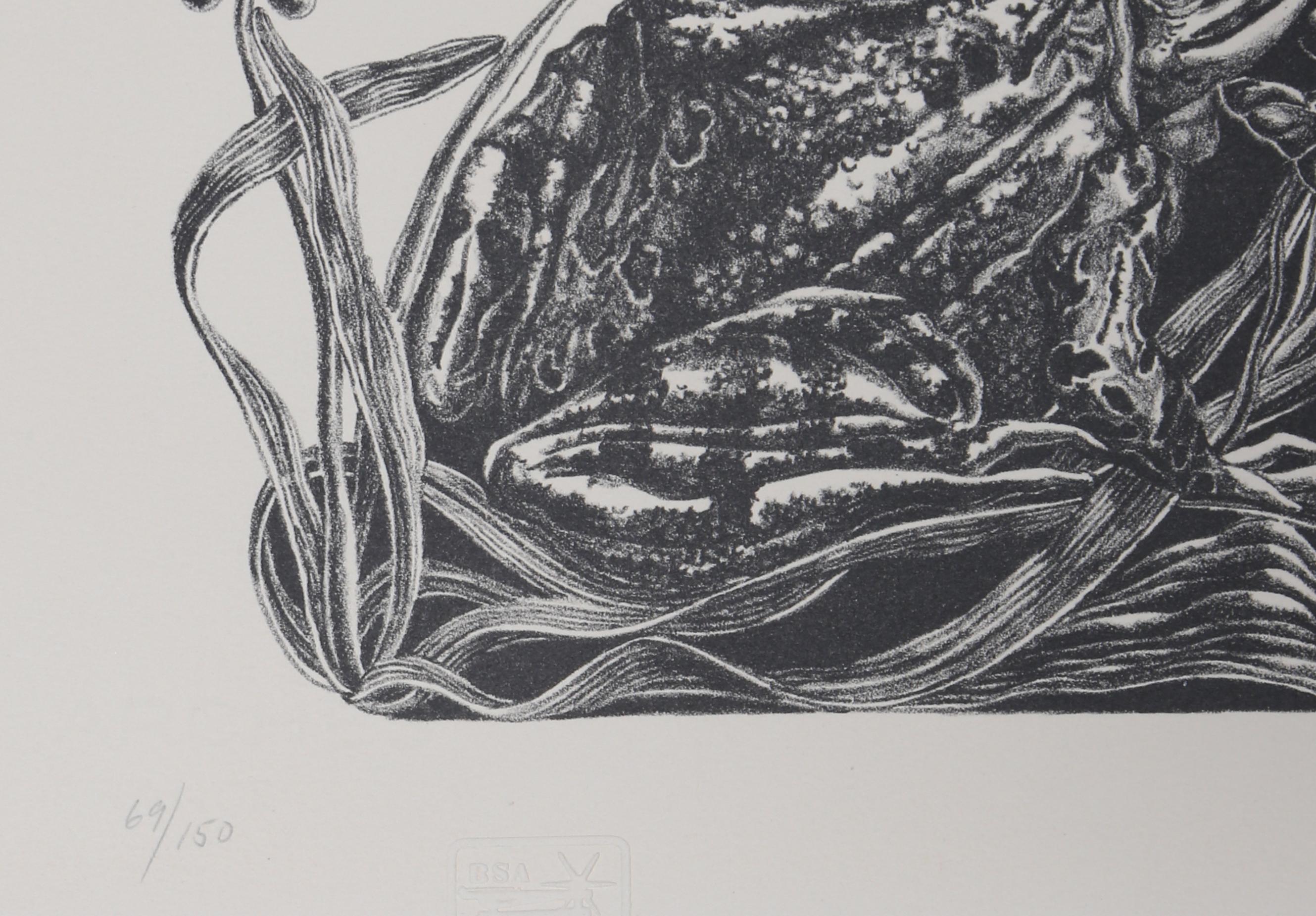 Artist: Jack Beal, American (1931 - 2013)
Title: Frogs and Toads - Conspiracy: The Artist as Witness
Year: 1971
Medium: Lithograph, signed and numbered in pencil
Edition: 150
Size: 18 in. x 24 in. (45.72 cm x 60.96 cm)