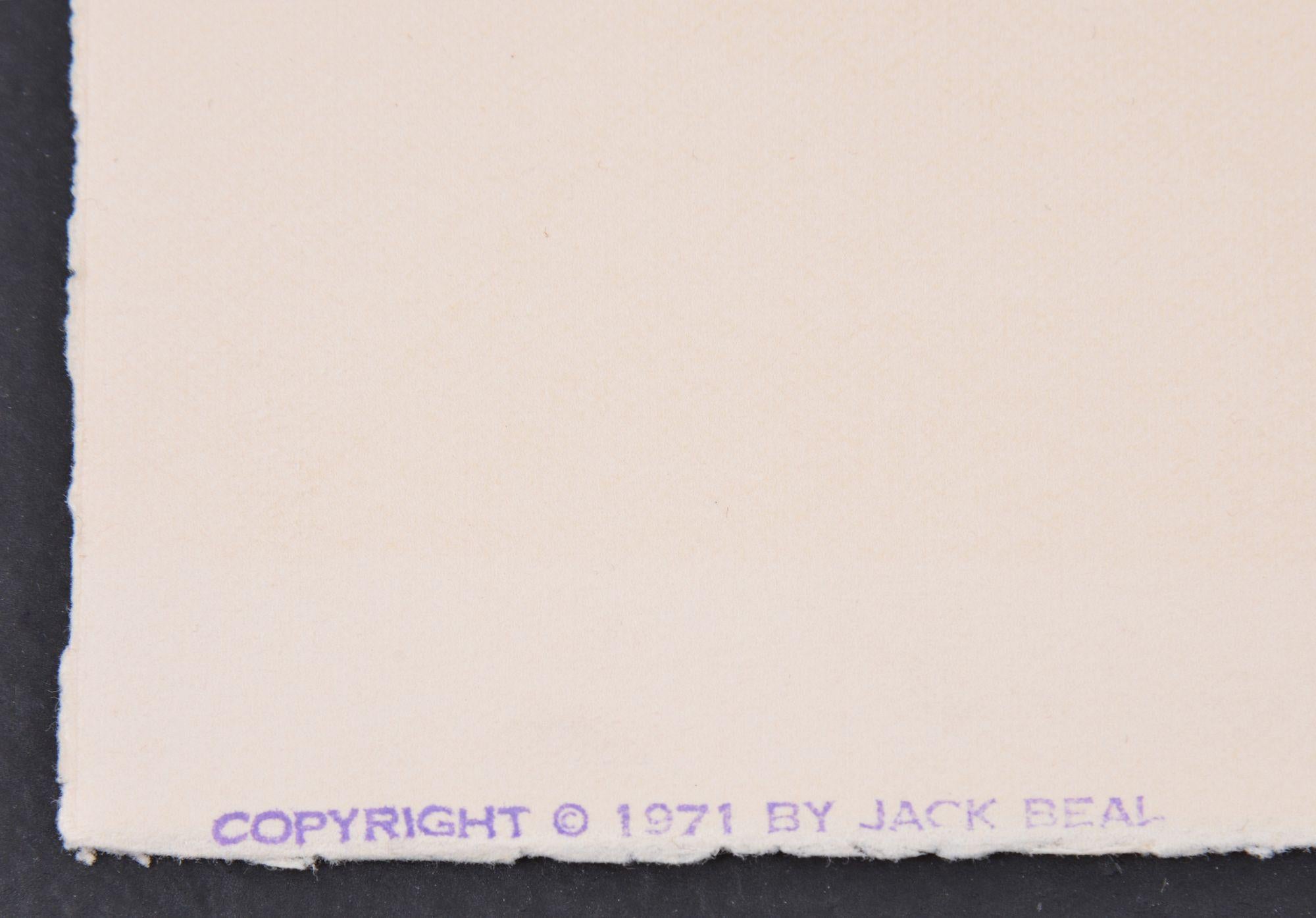 Serigrafía de la Cartera CONSPIRACY de Jack Beal en venta 6