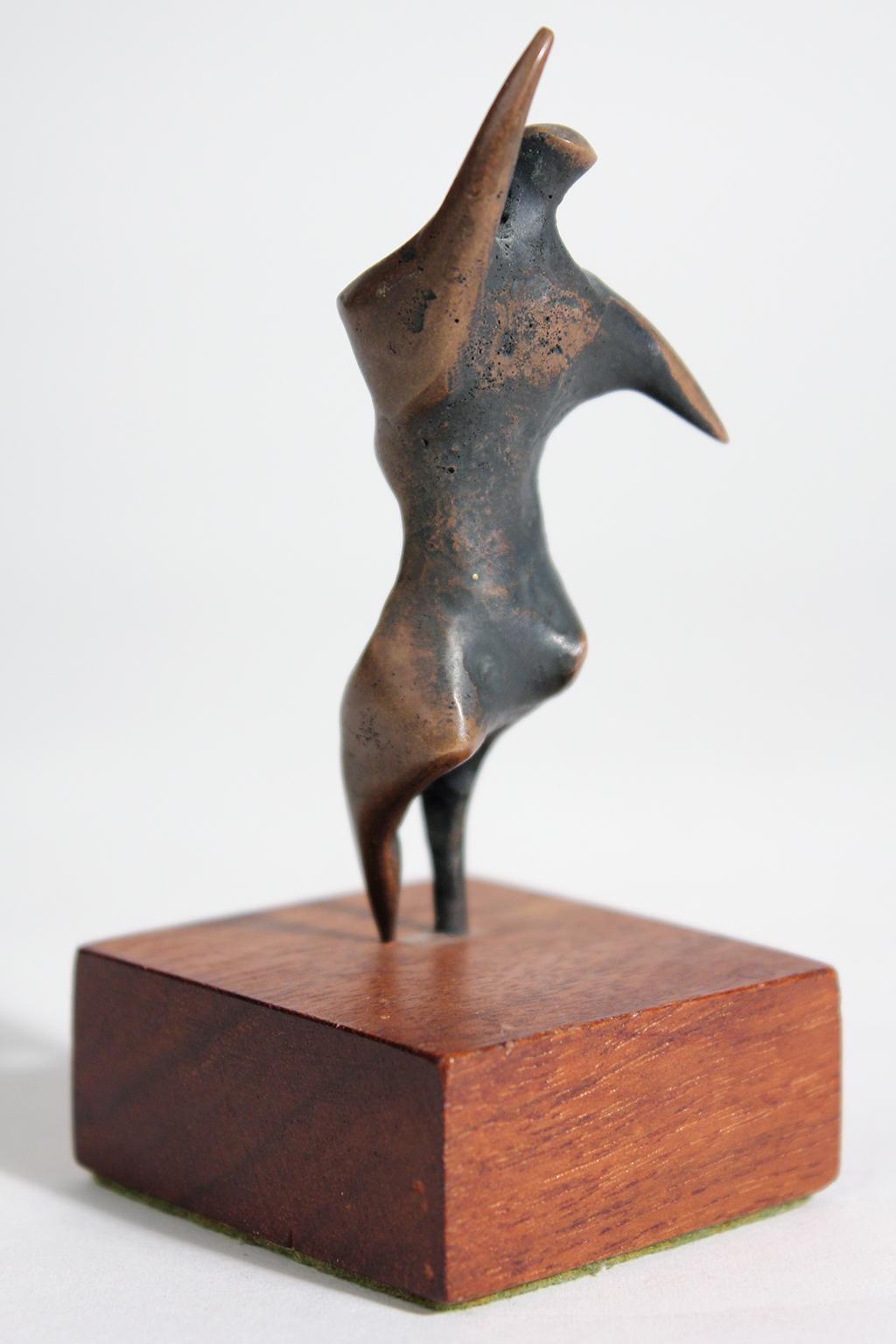 Jack Boyd Bronze Abstract Modernist Sculpture In Excellent Condition In San Diego, CA