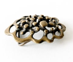 Jack Boyd Bronze San Diego Modernist Spore Belt Buckle