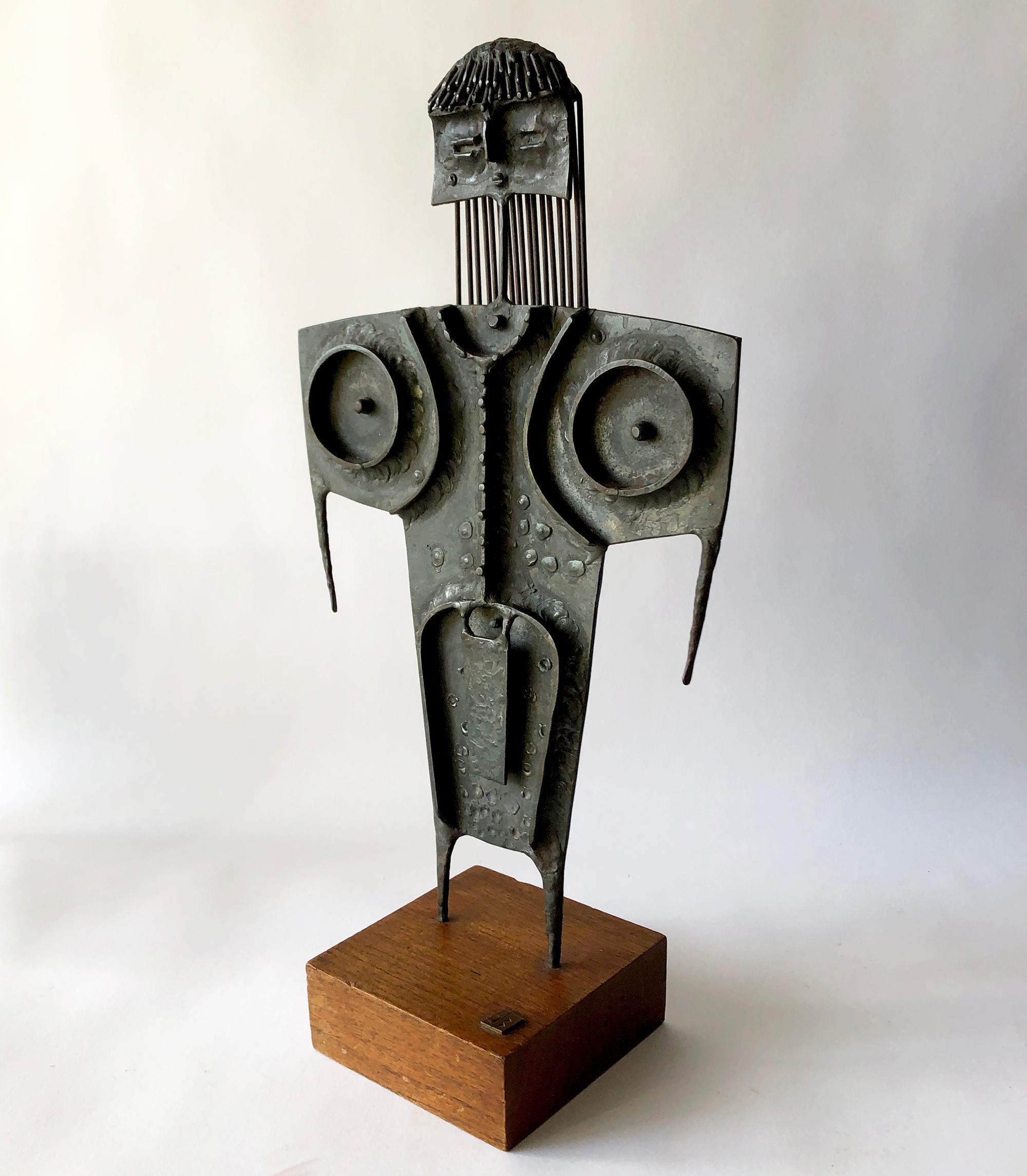 American Jack Boyd Iron Queen San Diego Modernist Sculpture