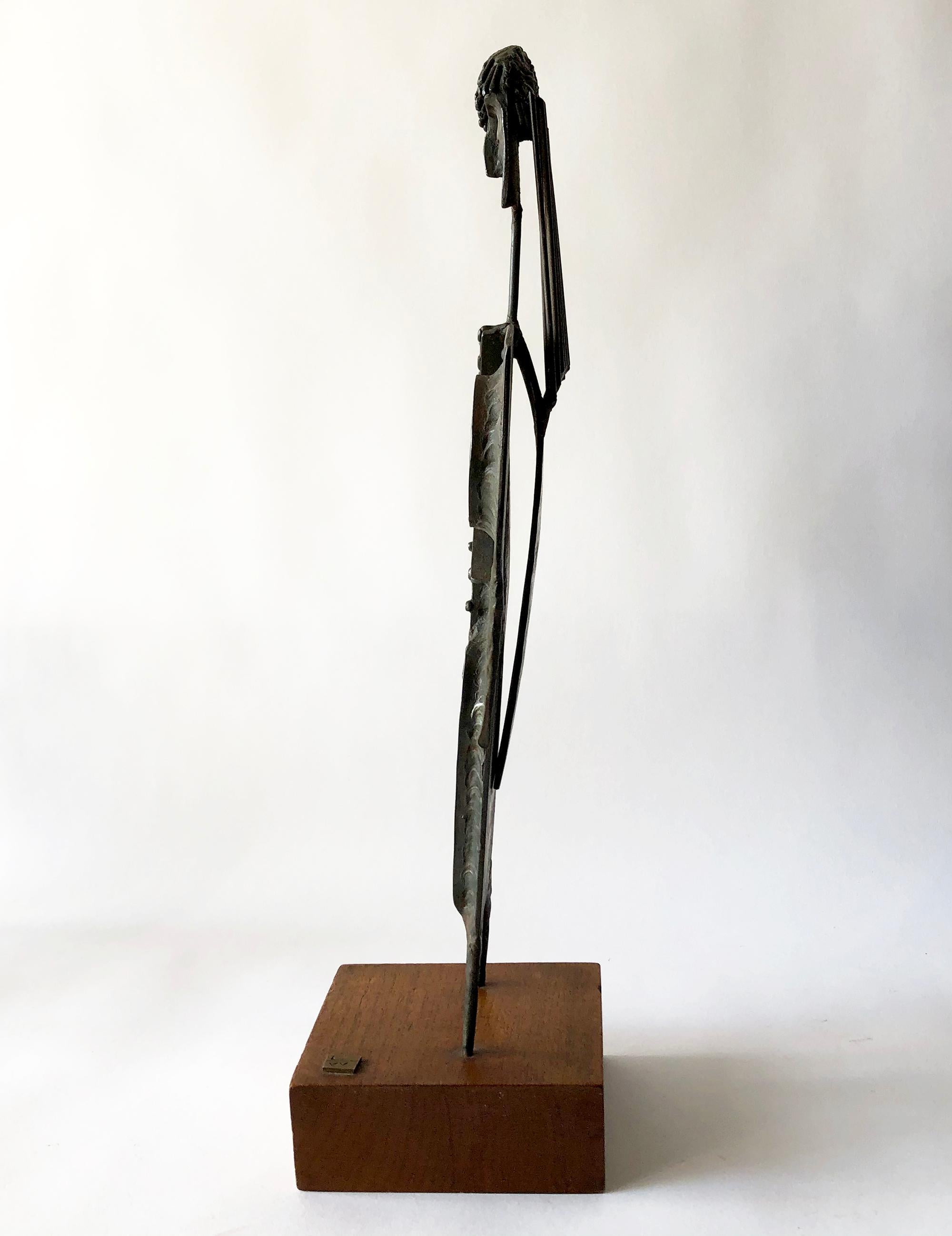 Mid-20th Century Jack Boyd Iron Queen San Diego Modernist Sculpture
