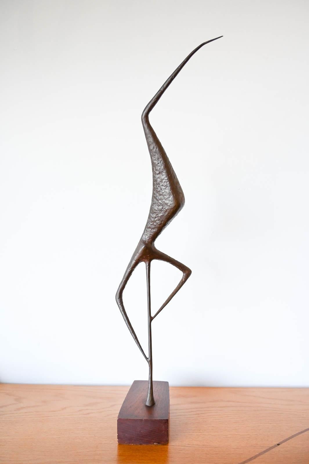 Jack Boyd Modernist Bronze Sculpture, ca. 1965 2