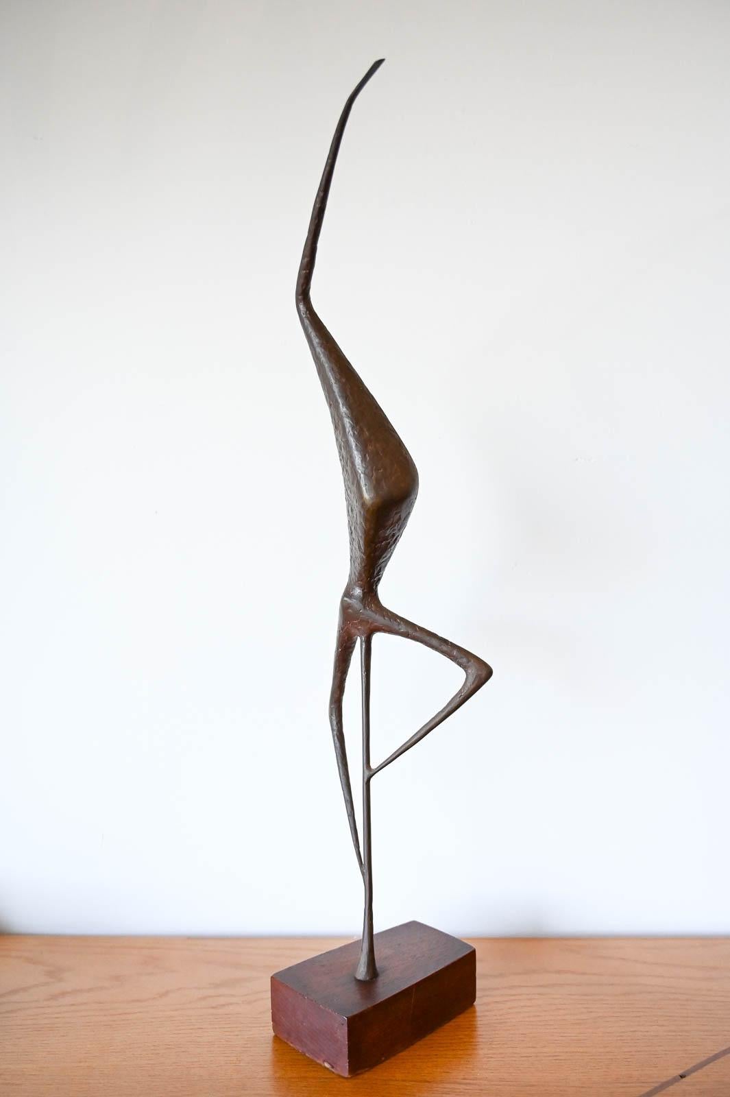 Jack Boyd Modernist Bronze Sculpture, ca. 1965 3