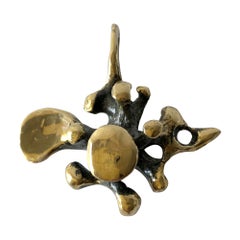 Jack Boyd San Diego Modernist Bronze Spore Anhänger