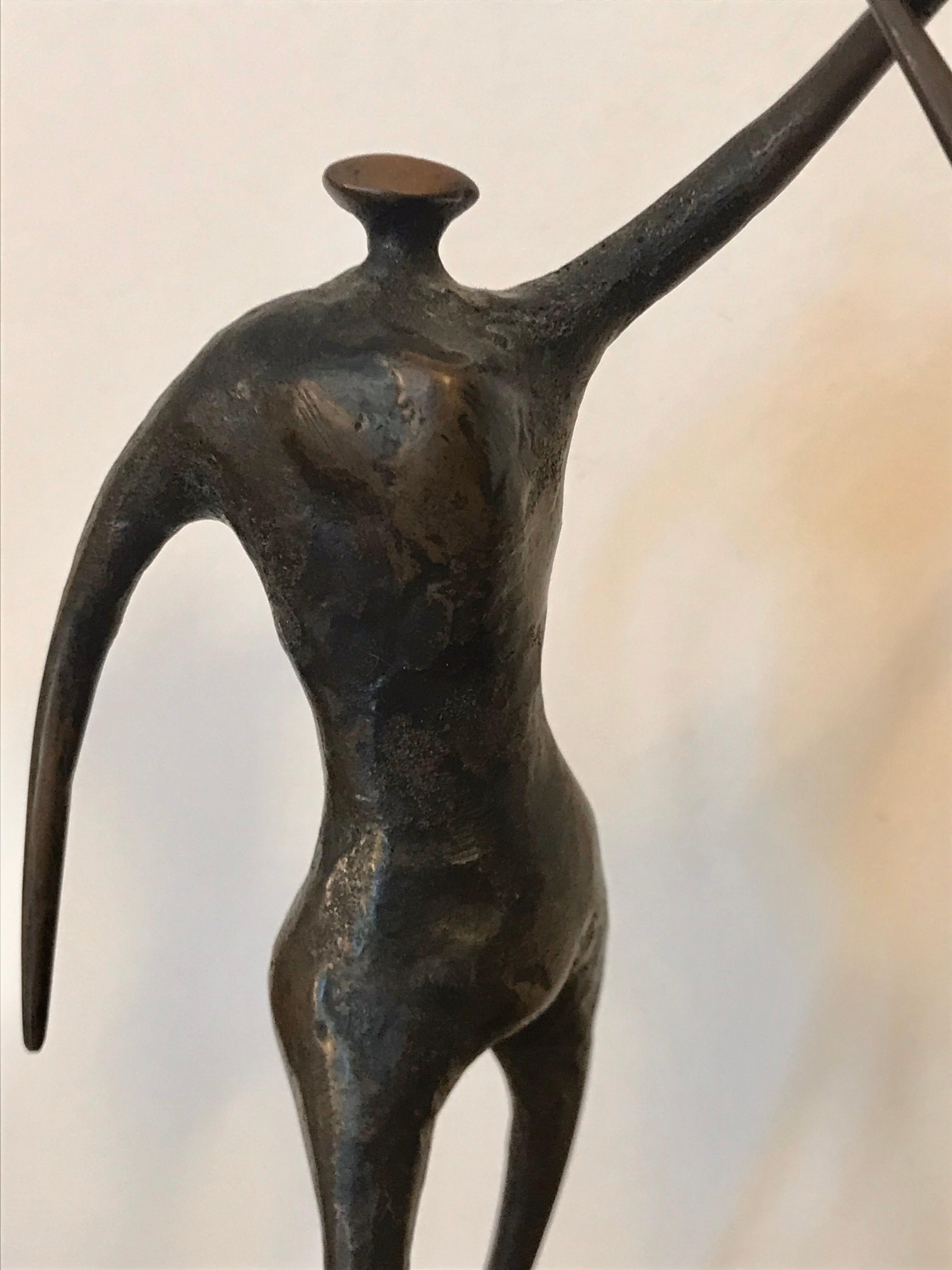 American Jack Boyd Small Bronze Sculpture Figures, 20th Century