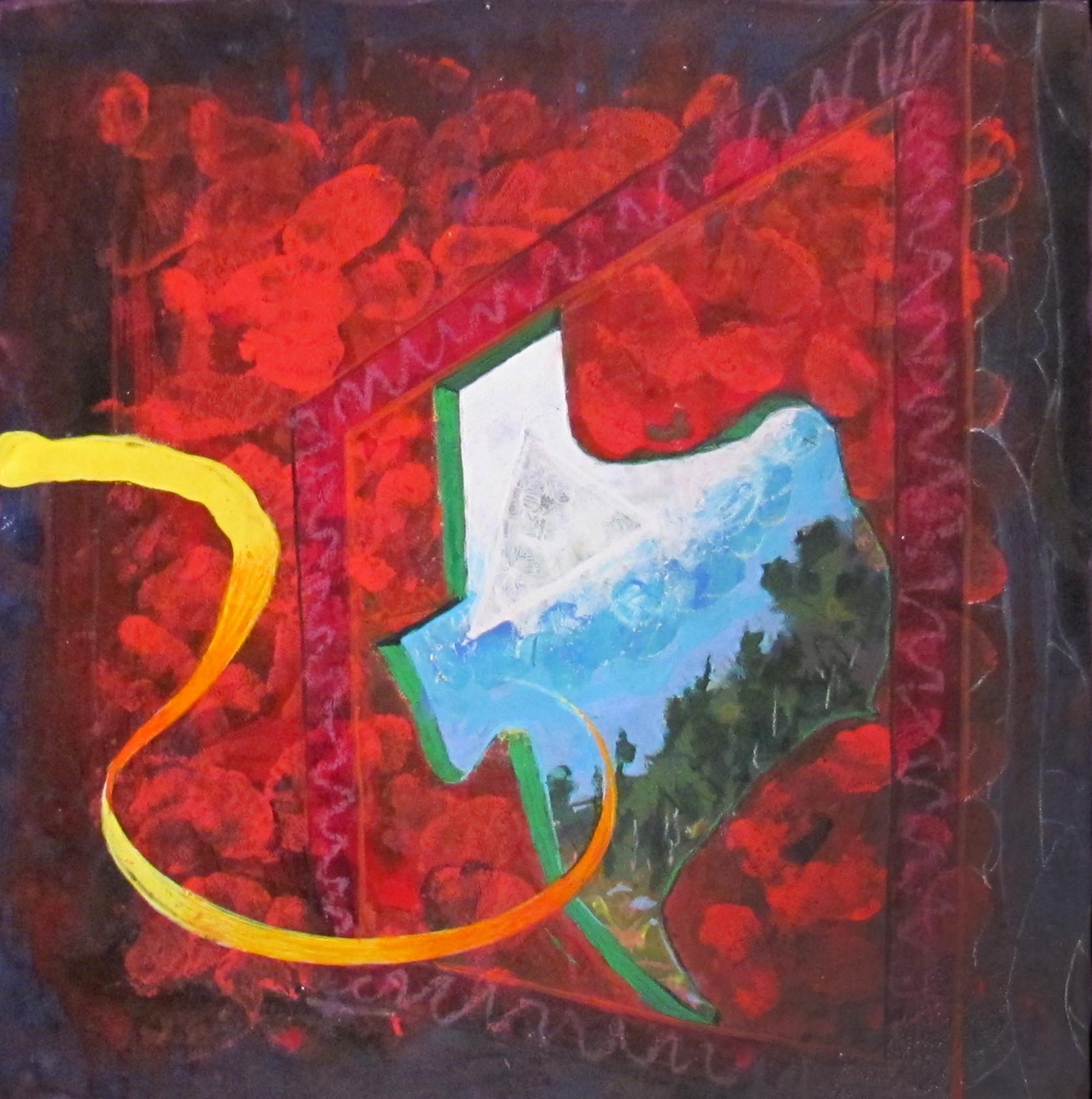 Untitled Abstract Texas Art - Painting by Jack Boynton