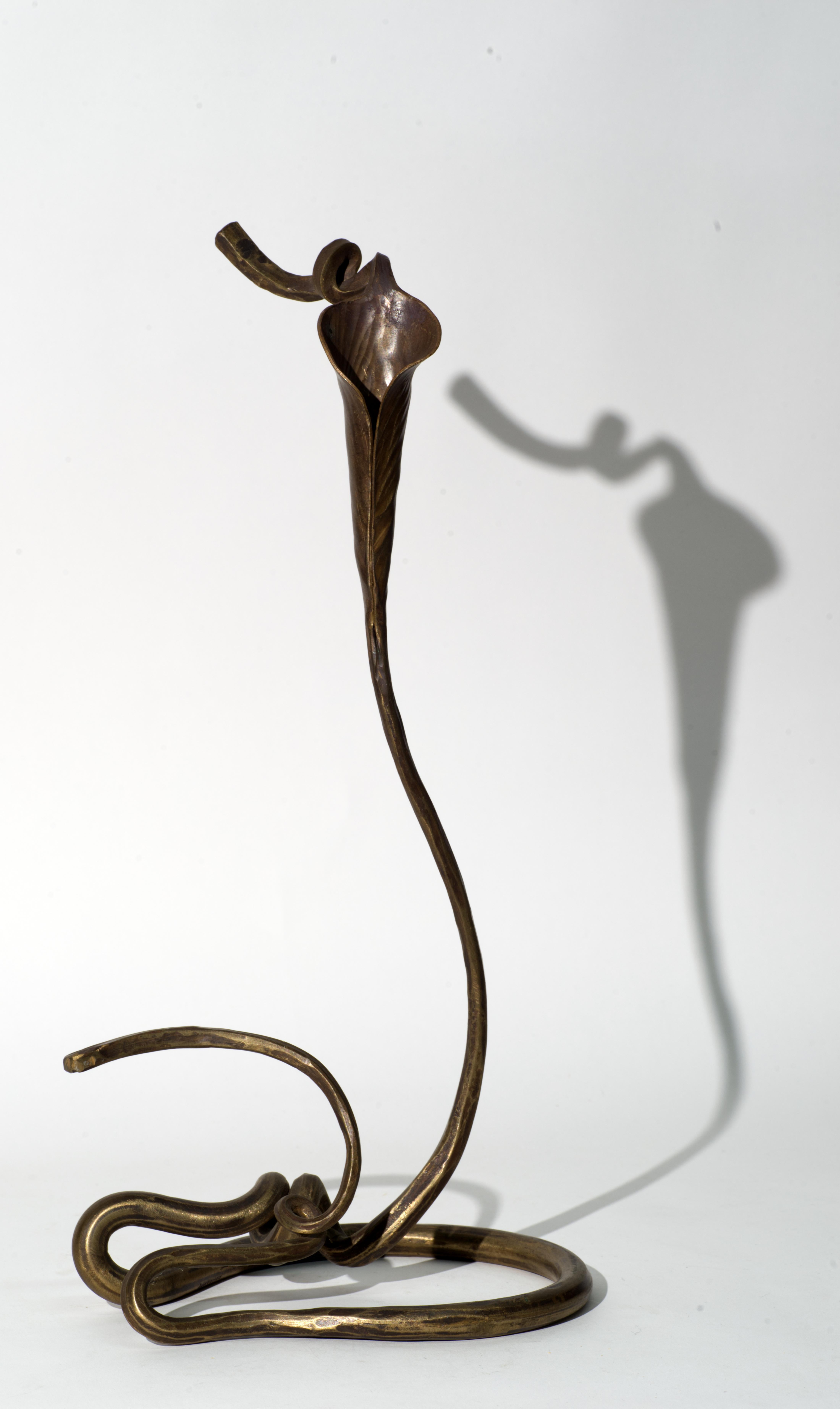 Scultura o portacandele in bronzo forgiato di Jack Brubaker in vendita 4