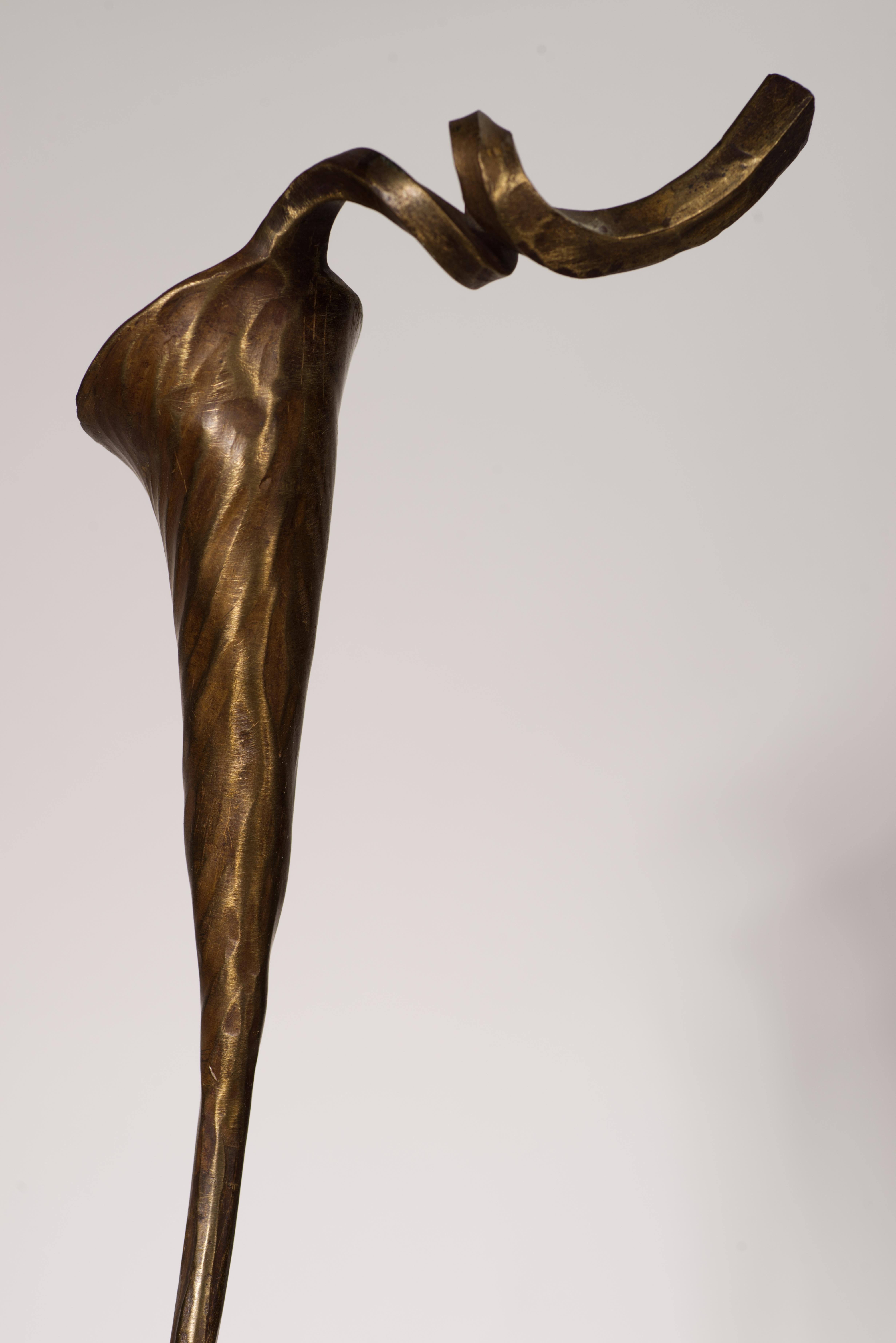 Scultura o portacandele in bronzo forgiato di Jack Brubaker In condizioni buone in vendita a Clifton Springs, NY