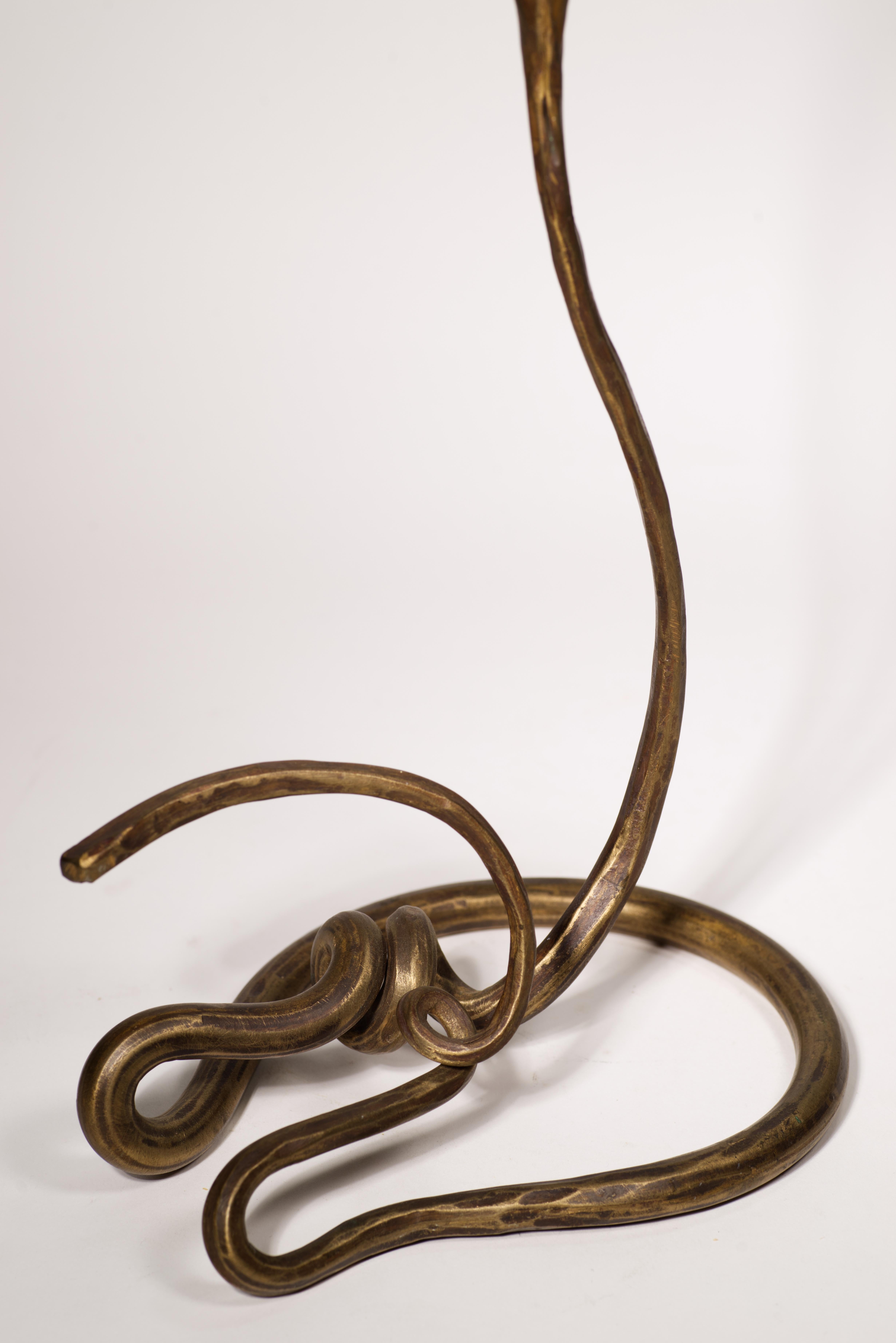 Scultura o portacandele in bronzo forgiato di Jack Brubaker in vendita 1