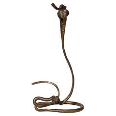 Jack Brubaker Forged Bronze Sculpture or Candle Holder