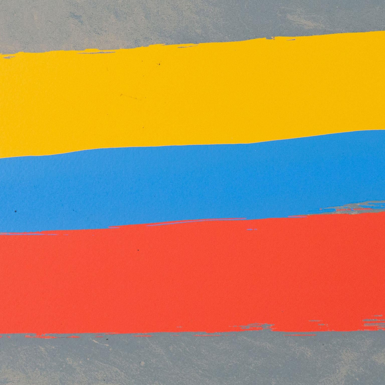 Green Loop - Gray Print by Jack Bush