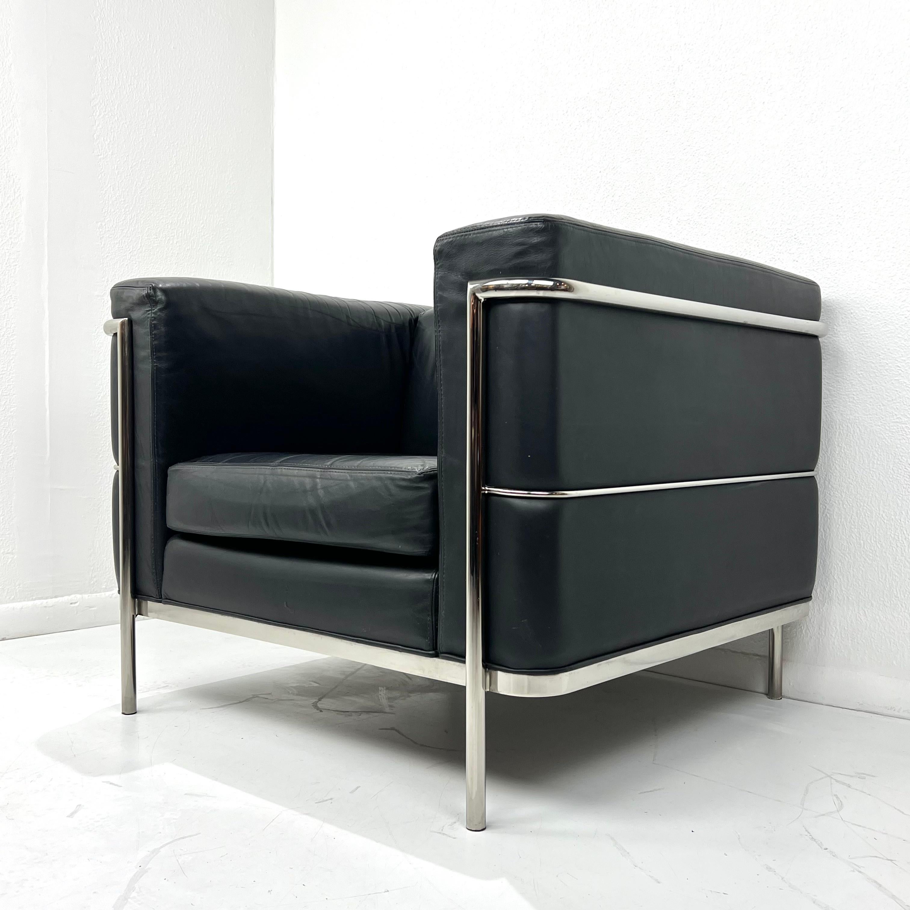 Mid-Century Modern Jack Cartwright 20/123 Club Chair in the Style of Le Corbusier For Sale