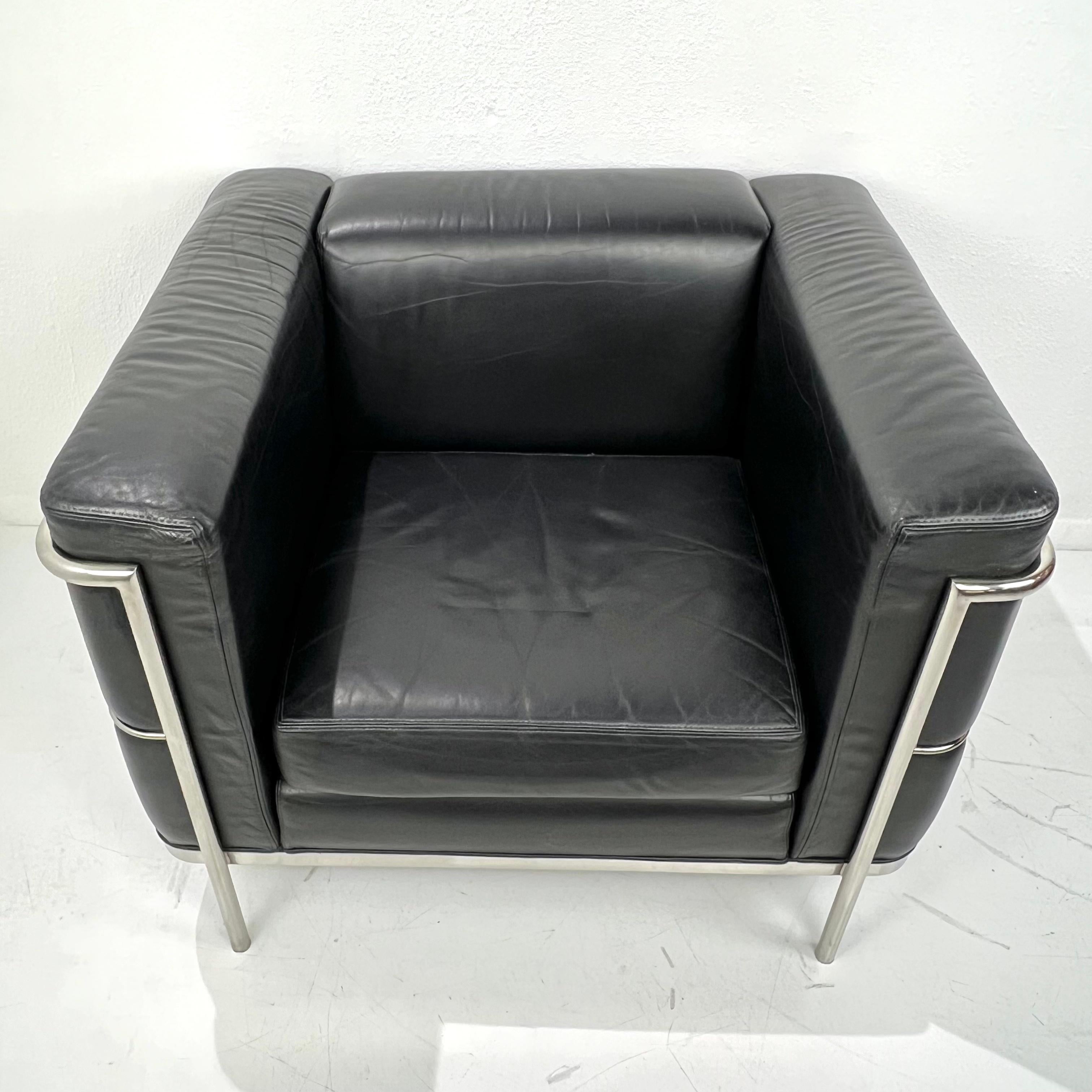 Contemporary Jack Cartwright 20/123 Club Chair in the Style of Le Corbusier For Sale