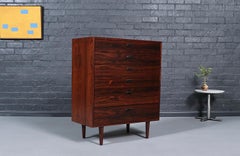Jack Cartwright Brazilian Rosewood Highboy Dresser for Founders