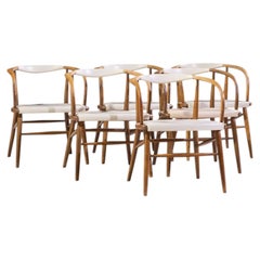Jack Cartwright for Boling Chair Co. Mid Century Walnut Dining Chair - Set of 6