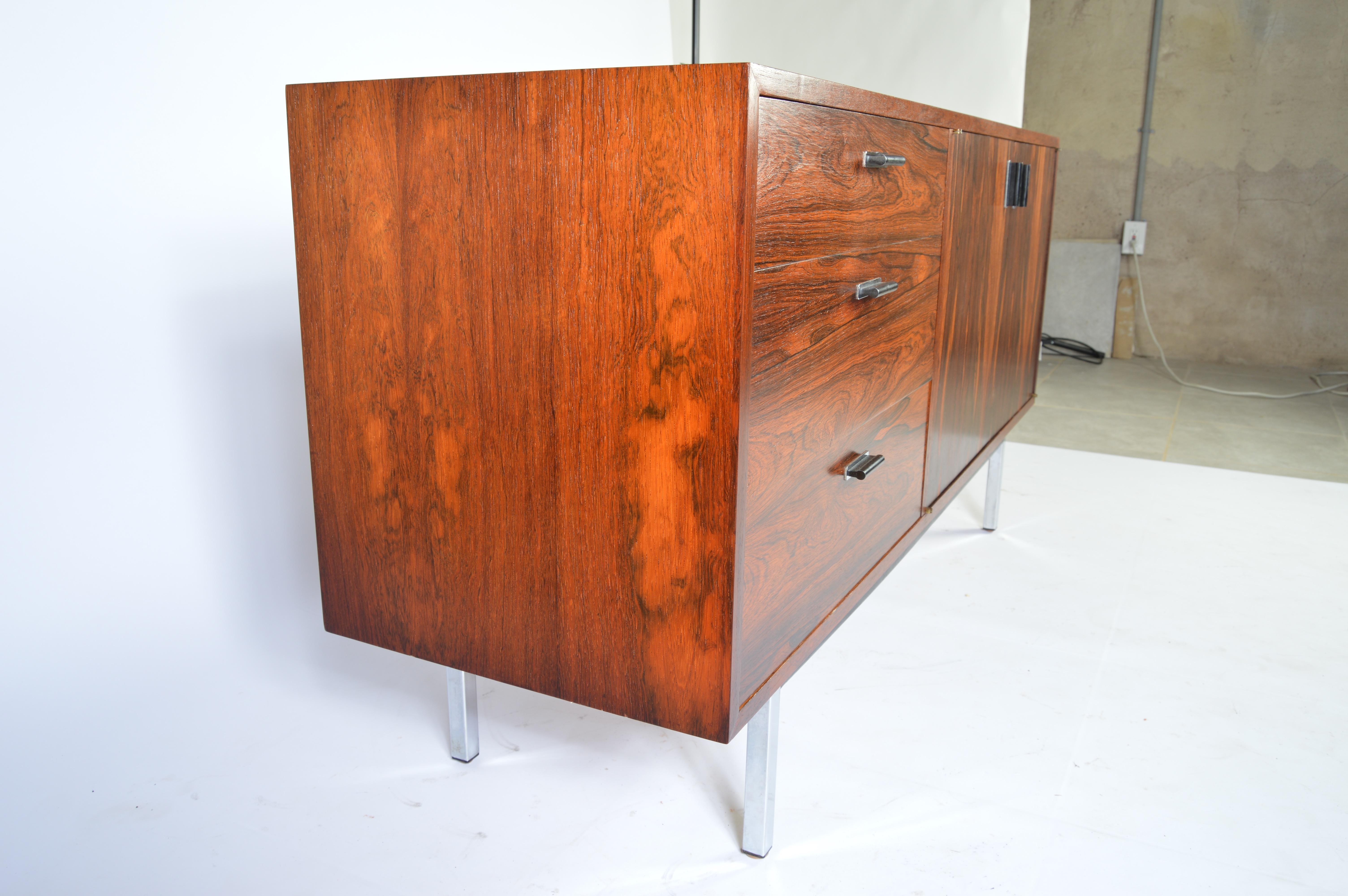 Mid-Century Modern Jack Cartwright for Founders Brazilian Rosewood Credenza-5'