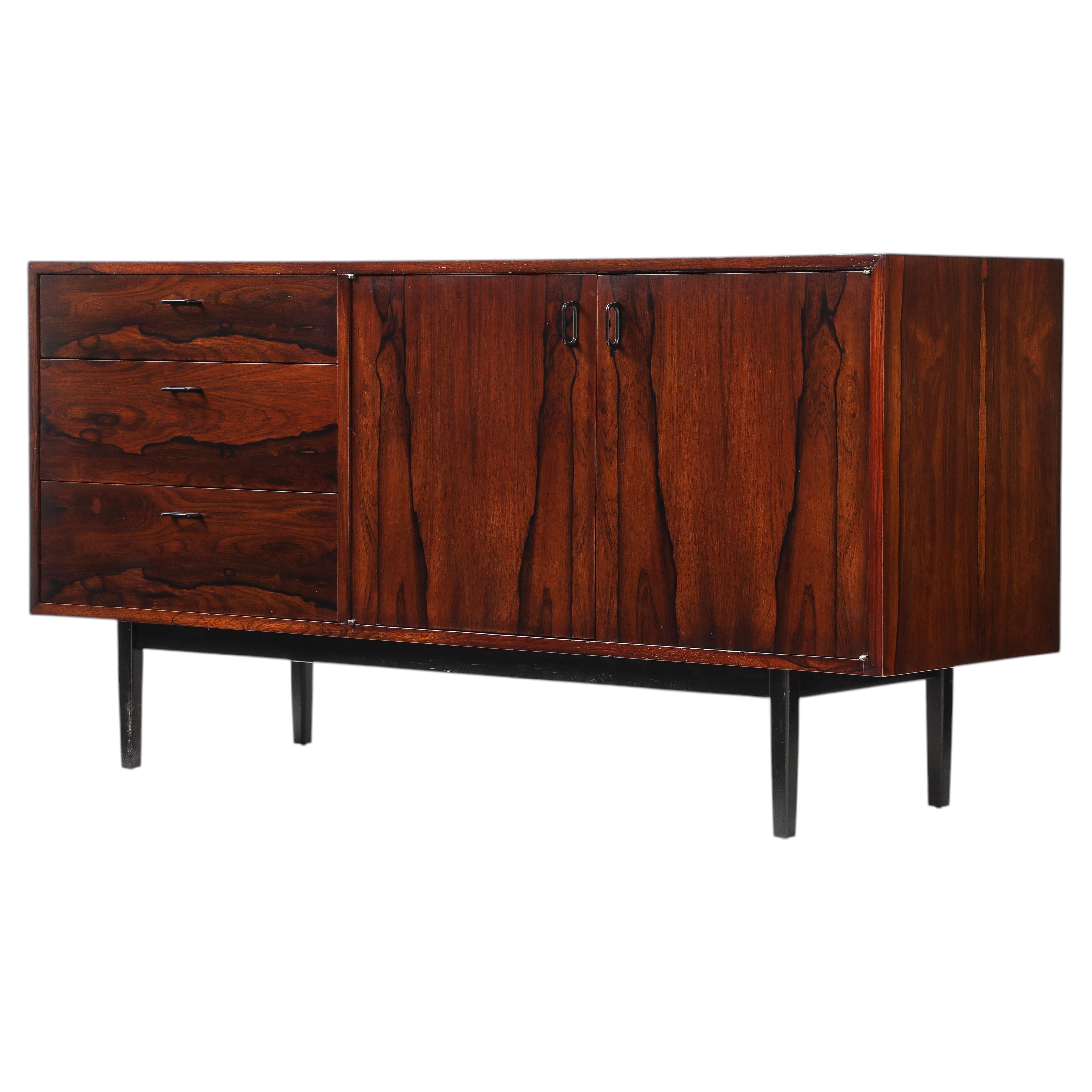 Jack Cartwright For Founders Brazilian Rosewood Credenza