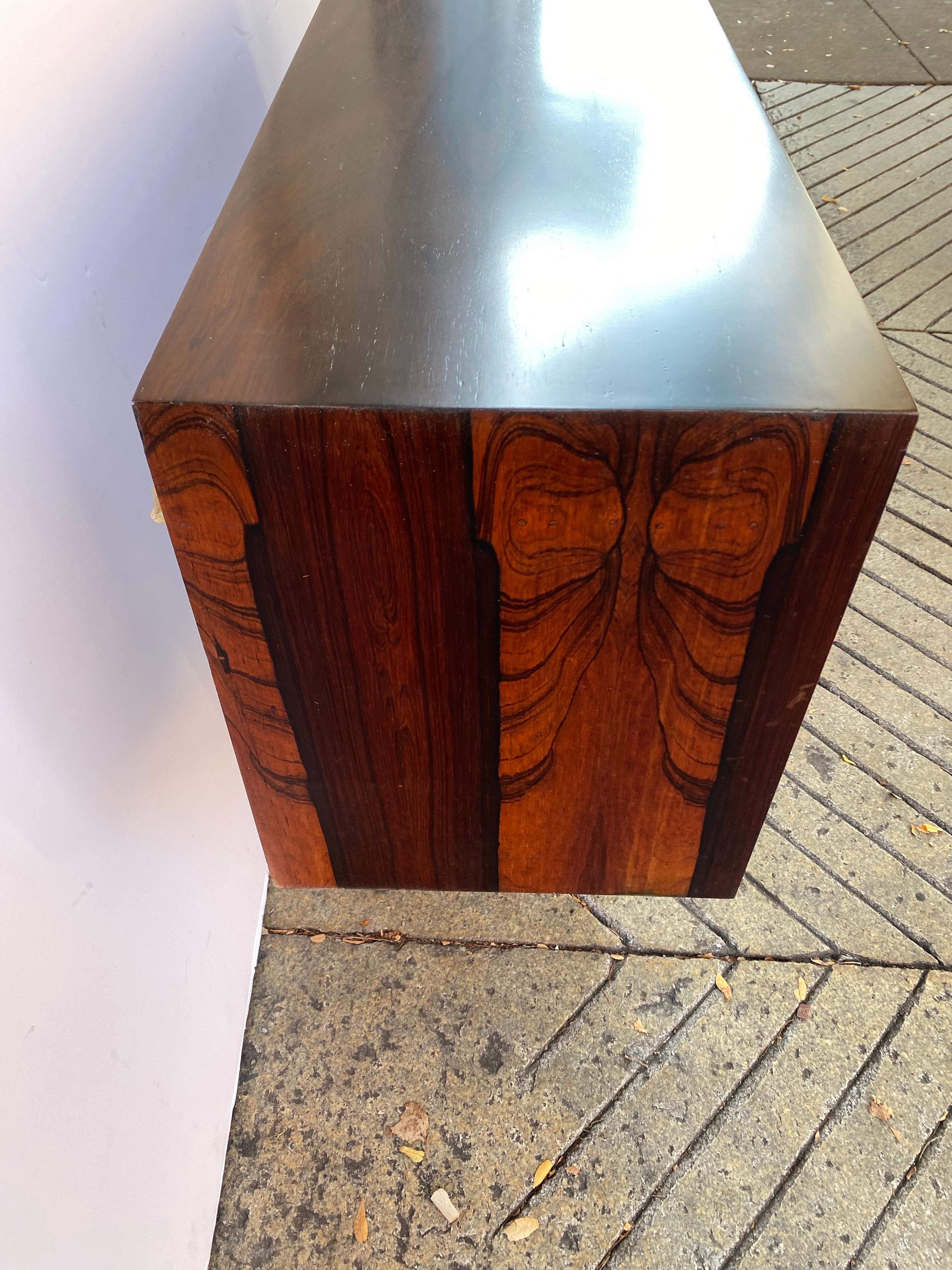 Mid-Century Modern Jack Cartwright for Founders Brazilian Rosewood Wall Mounted Cabinet
