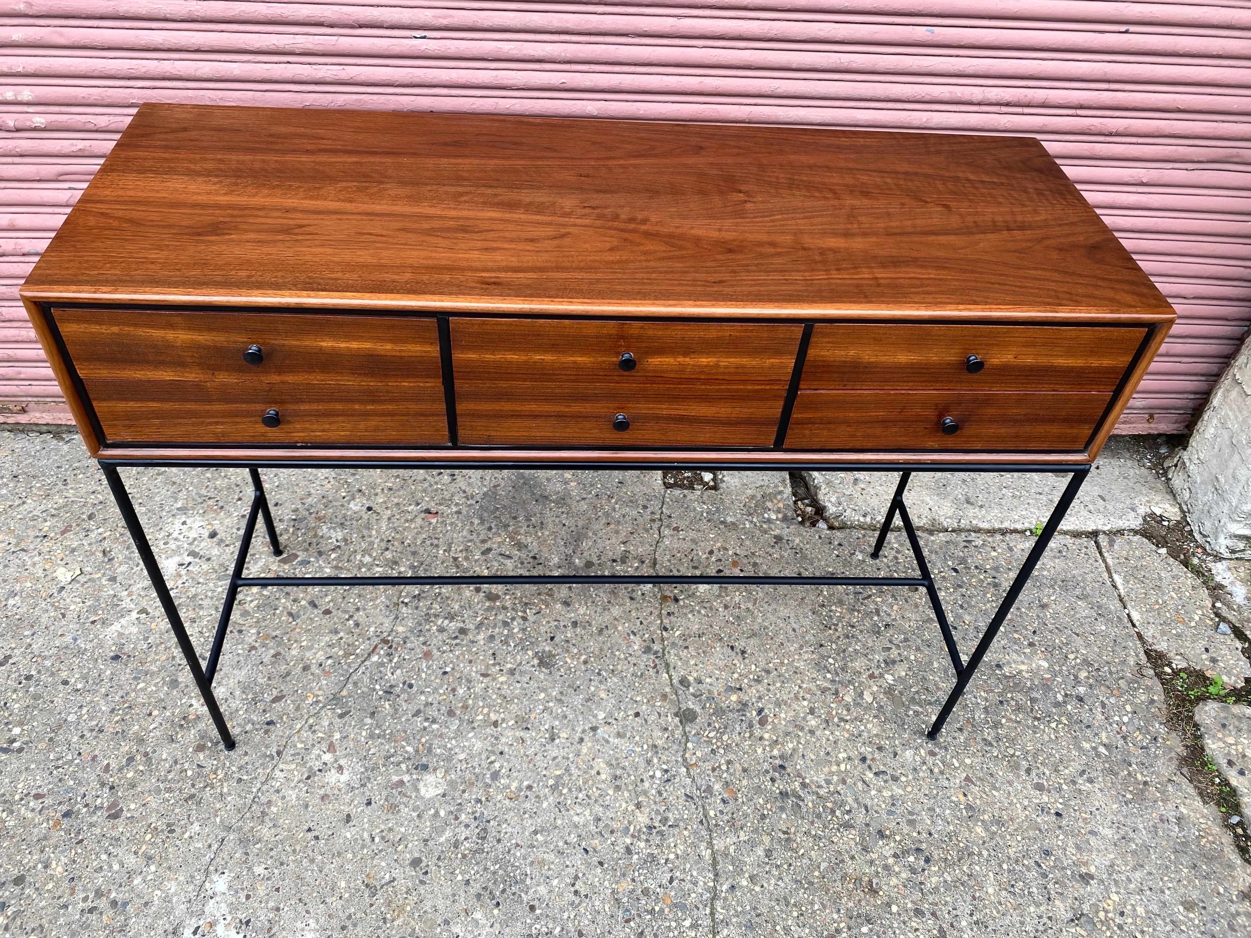 Mid-Century Modern Jack Cartwright for Founders Furniture Buffet/ Console with Mirror For Sale