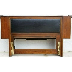 Jack Cartwright for Founders MCM Danish Modern Walnut Full Headboard