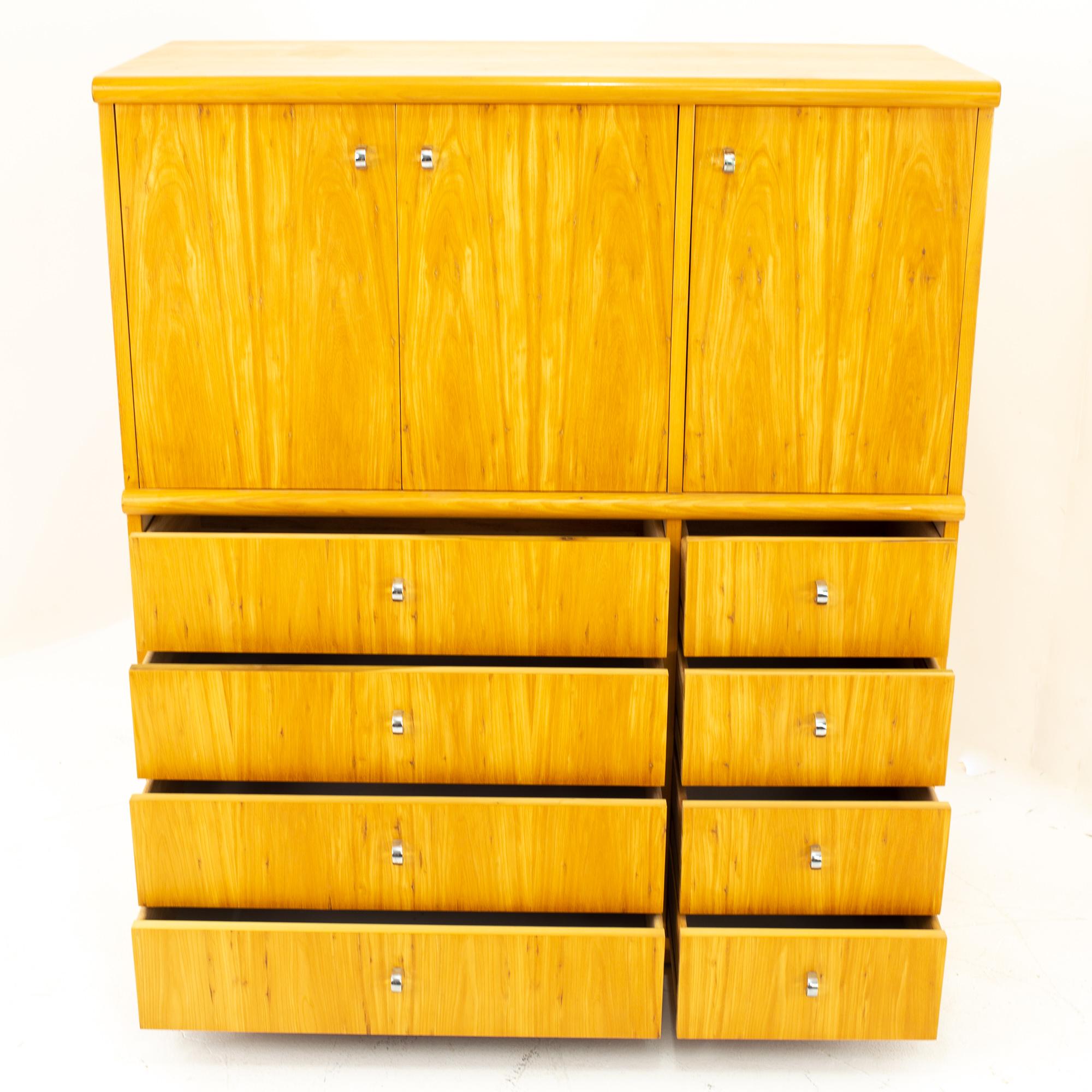 Jack Cartwright for Founders mid century 8 drawer armoire gentleman's chest

Chest measures: 41 wide x 19 deep x 48.5 high

This price includes getting this piece in what we call Restored Vintage Condition. That means the piece is permanently