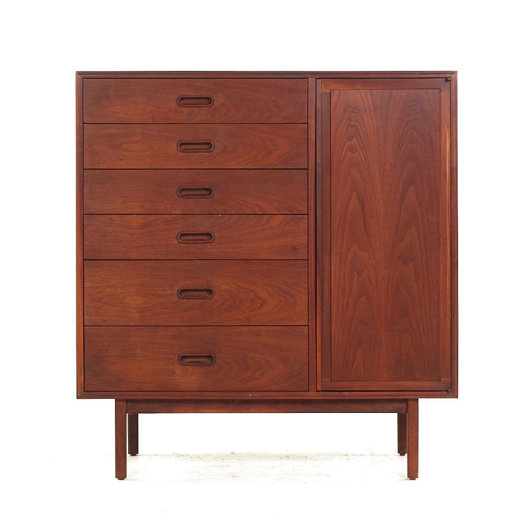 Jack Cartwright for Founders Mid Century Walnut Armoire

This armoire measures: 42 wide x 18 deep x 45.25 inches high

All pieces of furniture can be had in what we call restored vintage condition. That means the piece is restored upon purchase so