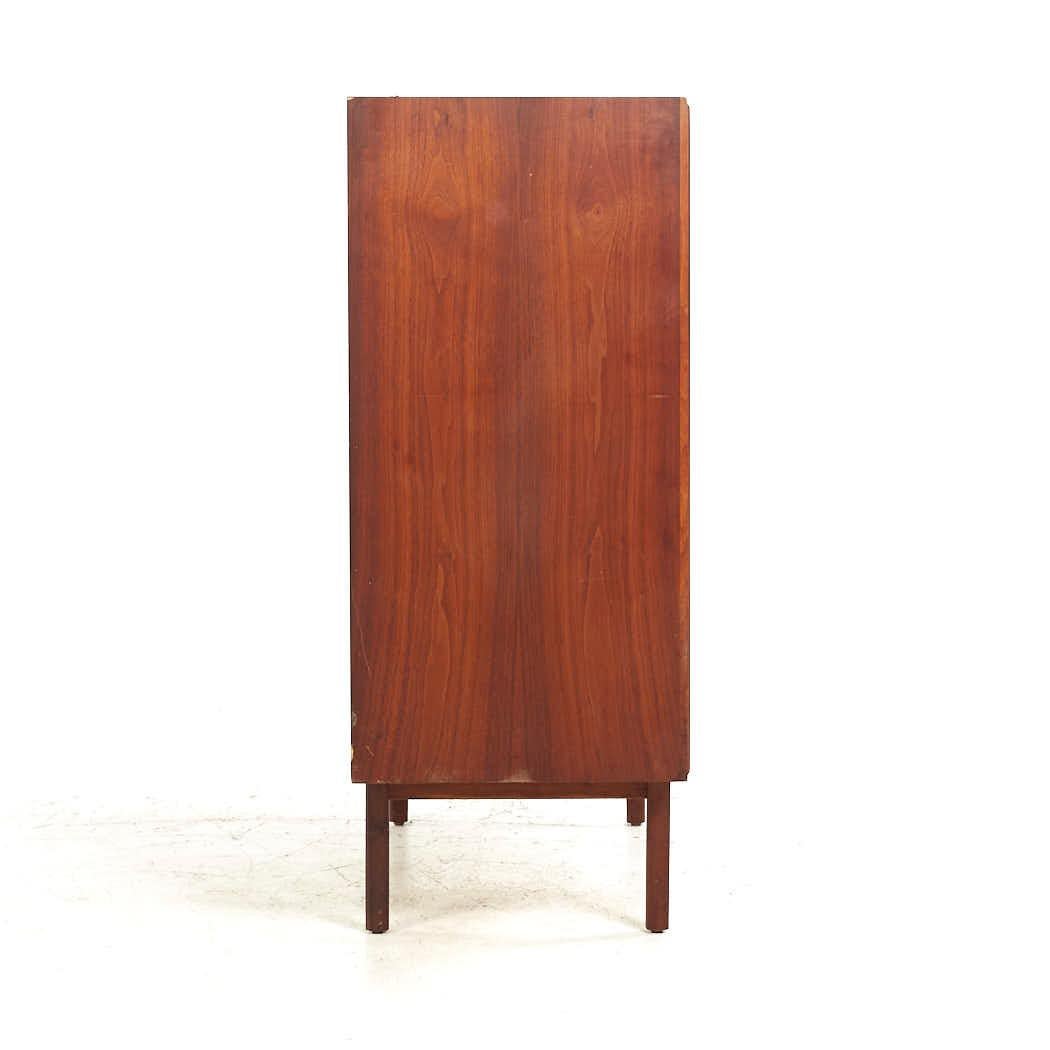 Mid-Century Modern Jack Cartwright for Founders Mid Century Walnut Armoire For Sale