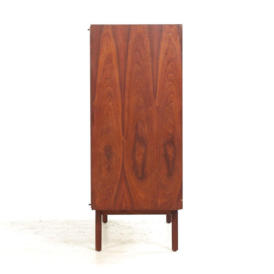 American Jack Cartwright for Founders Mid Century Walnut Armoire For Sale