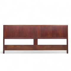 Jack Cartwright for Founders Mid Century Walnut King Headboard