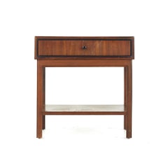 Jack Cartwright for Founders Midcentury Walnut Nightstand