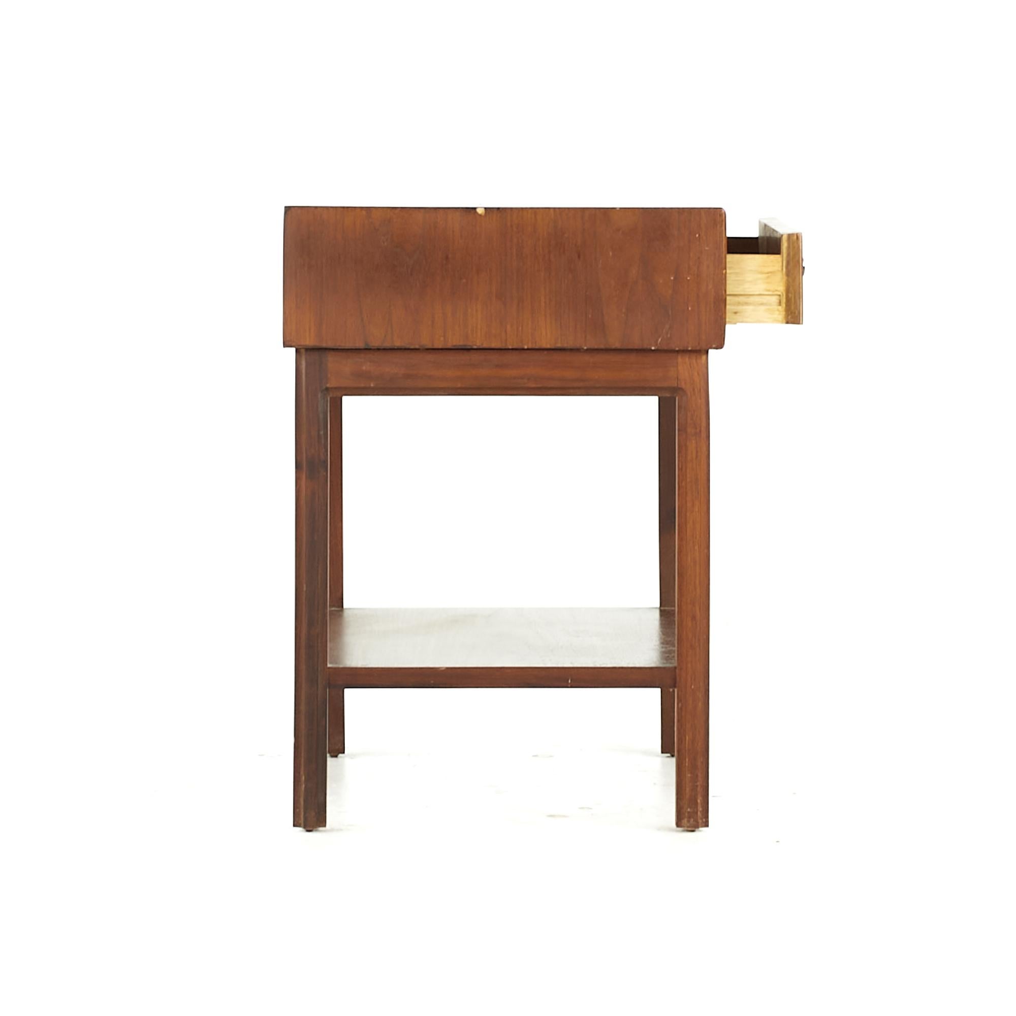 American Jack Cartwright for Founders Midcentury Walnut Nightstand For Sale