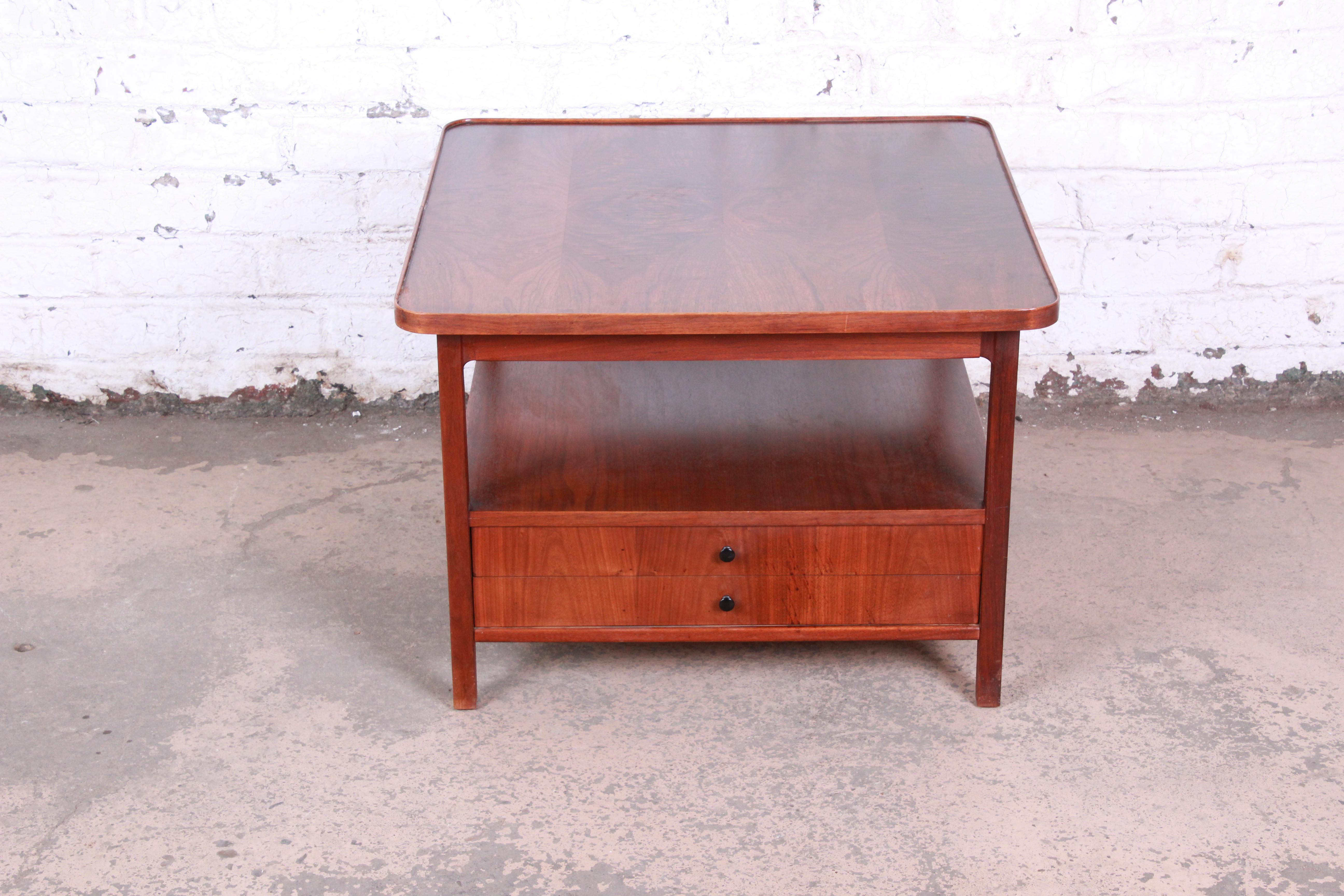 Scandinavian Modern Jack Cartwright for Founders Rosewood Cocktail Table or Occasional Table