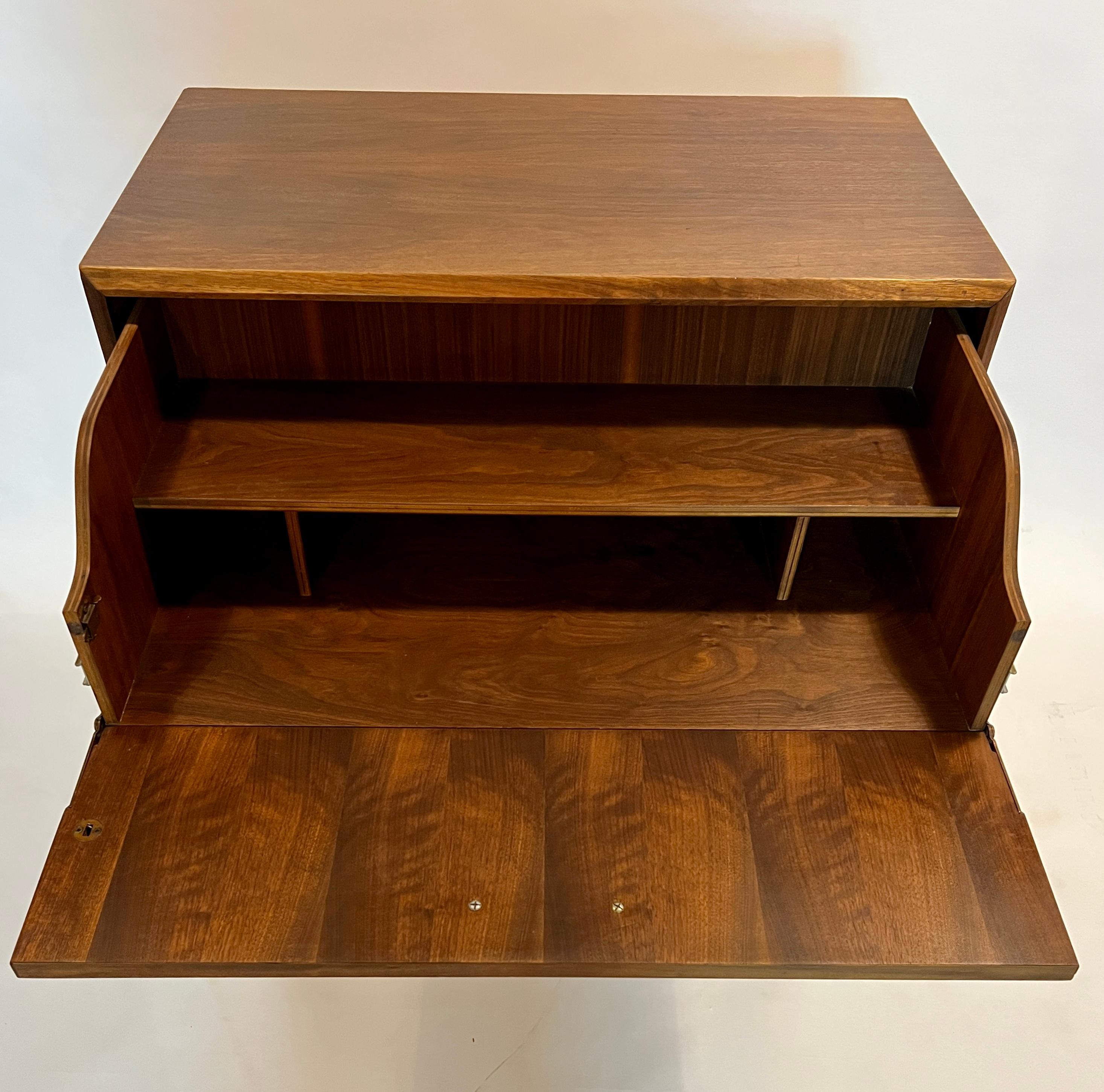 Mid-20th Century Jack Cartwright for Founders Secretary with Drawers For Sale