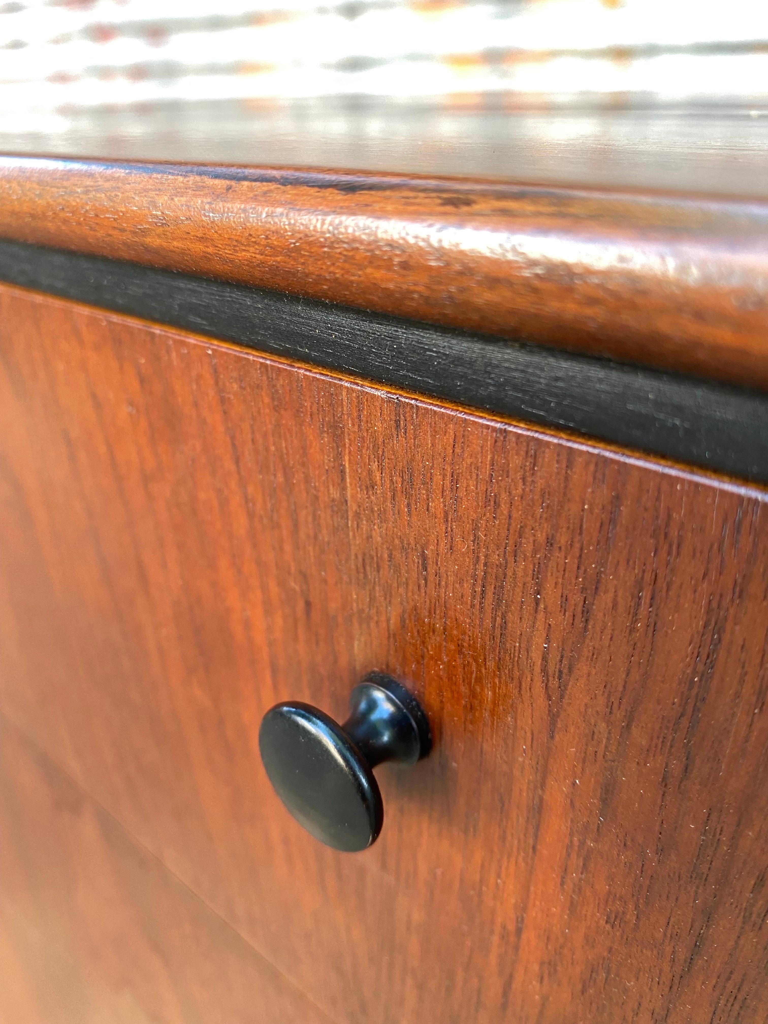 Walnut Jack Cartwright for Founders Tall Dresser, 2 Available For Sale