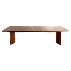 Jack Cartwright for Founders Walnut Dining Table w/ 2 Leaves