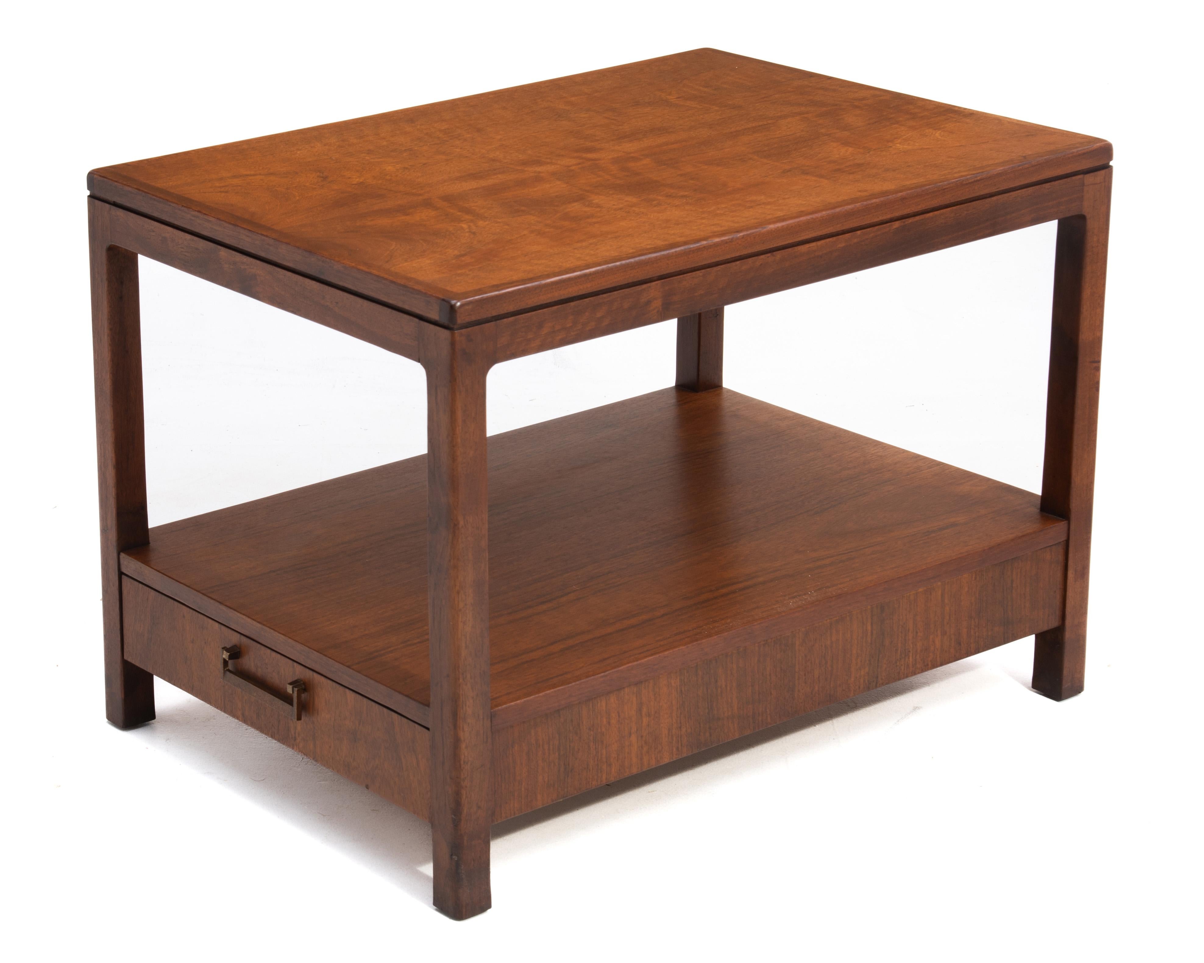 Jack Cartwright Founders Furniture Night Stand End Table Single Drawer Mid-Centu In Good Condition For Sale In Forest Grove, PA