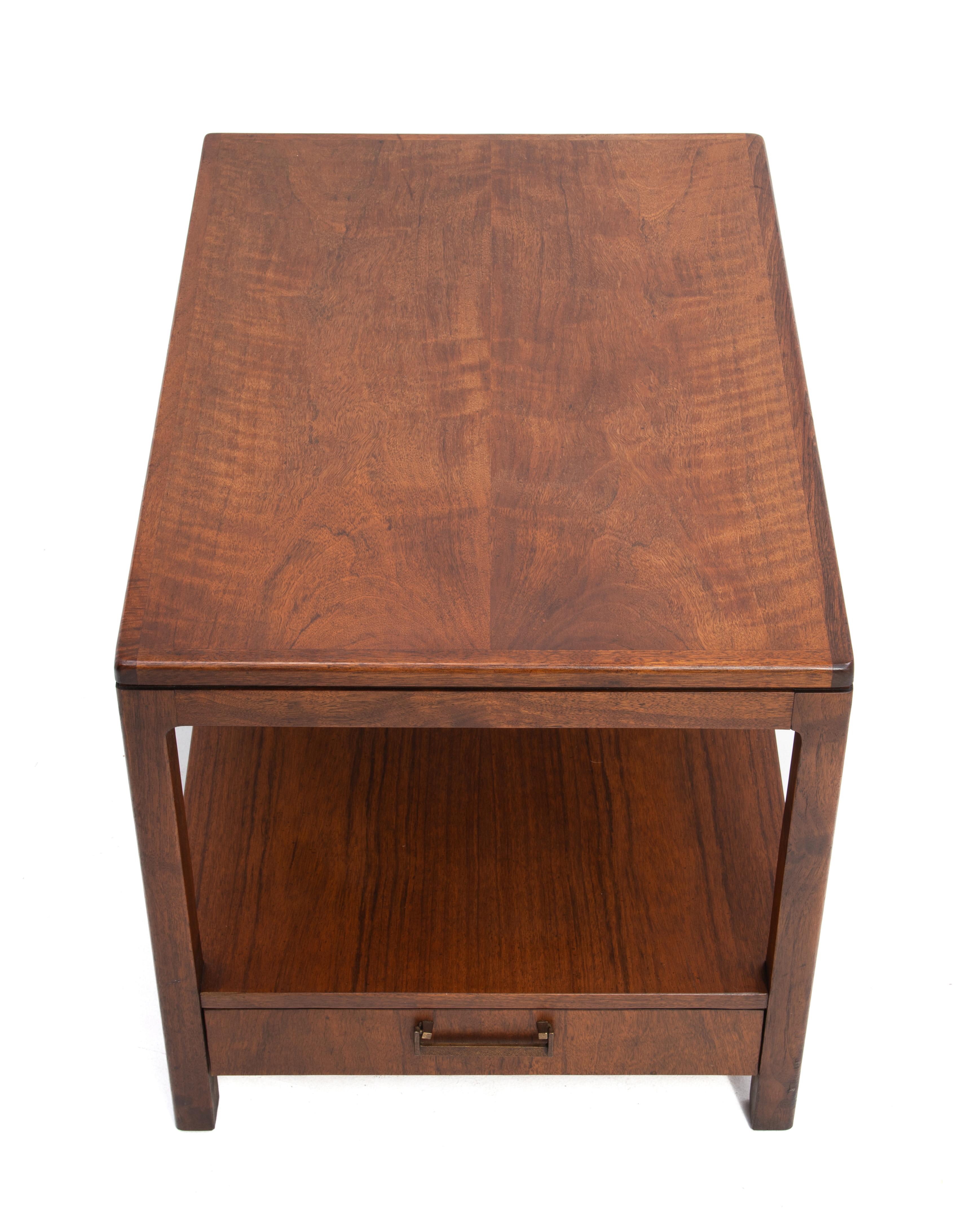 Jack Cartwright Founders Furniture Night Stand End Table Single Drawer Mid-Centu For Sale 1