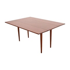 Jack Cartwright Mid-Century Modern Walnut Dining Table, Newly Refinished