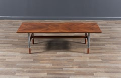 Mesa baja de acero y nogal Jack Cartwright para Founders