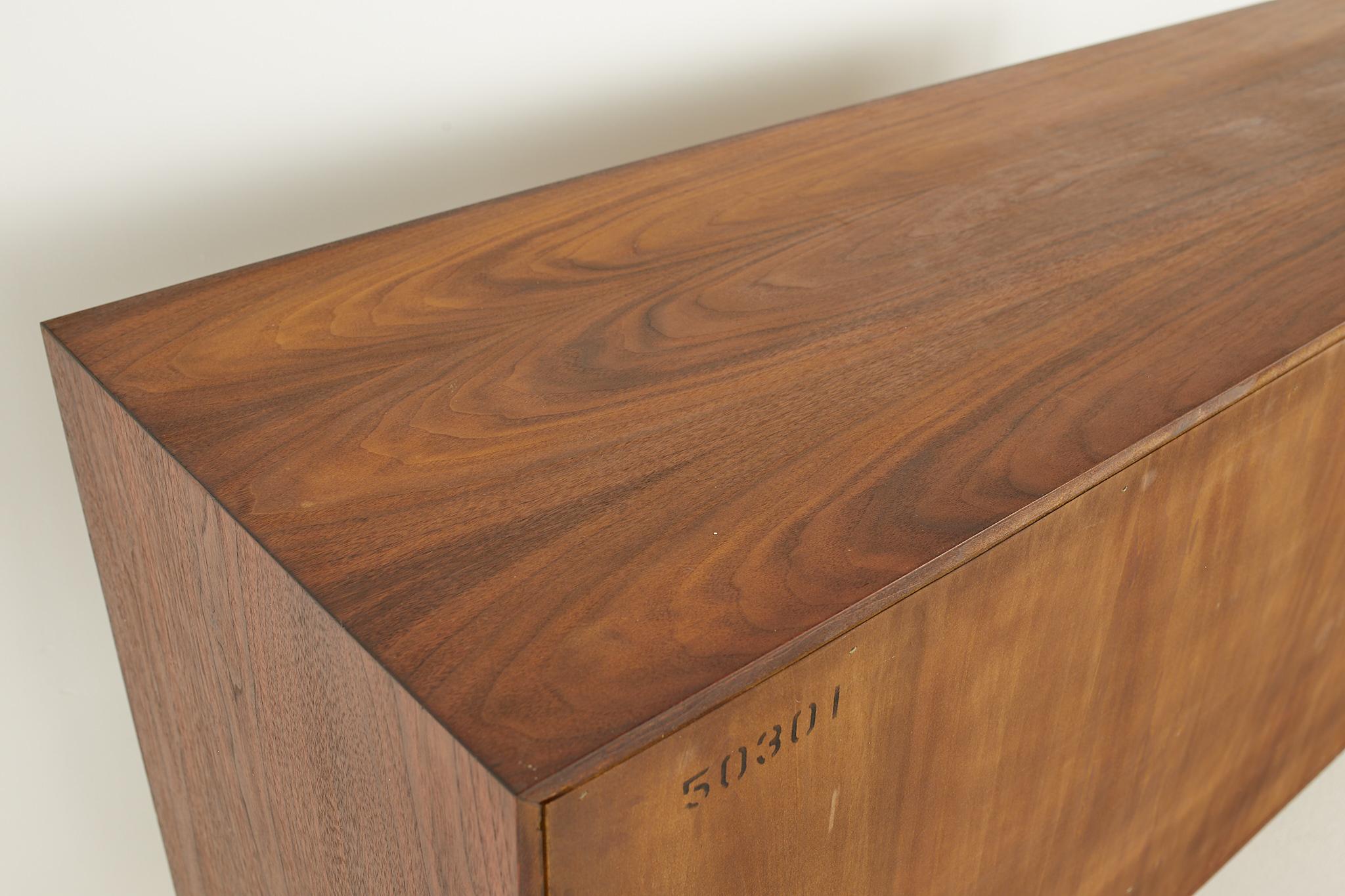 Jack Cartwright Style Founders Mid Century Cane Front Credenza with Hutch 7