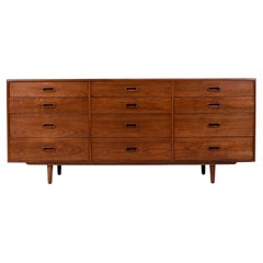 Jack Cartwright Walnut 12-Drawer Dresser for Founders Co.