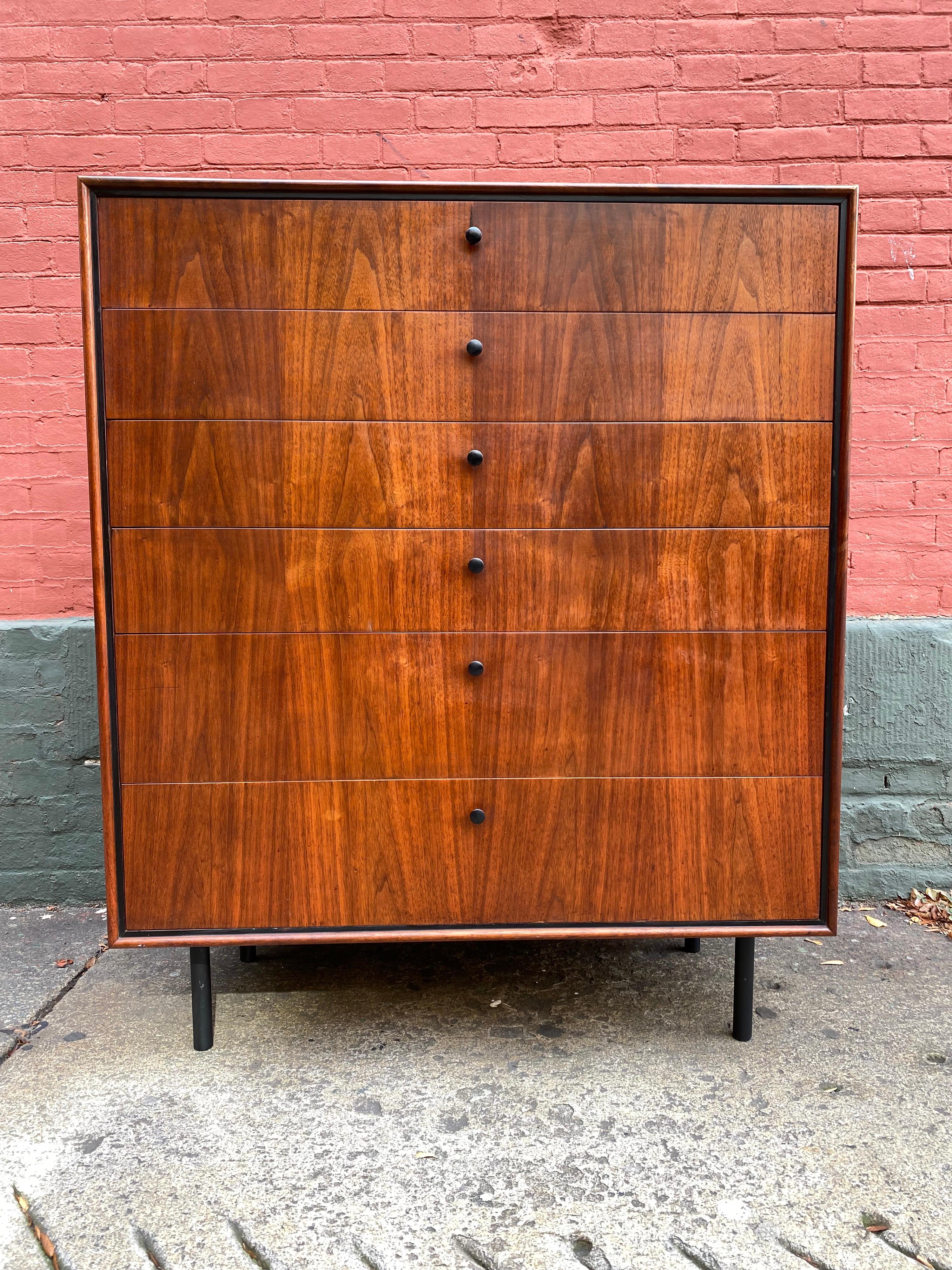 Mid-Century Modern Jack Cartwright Walnut Dresser for Founders Furniture