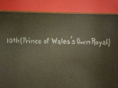 "The Chainy 10th" (Prince Of Wales's Own Royal) Gouache by Jack Challenor